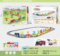 electric train track educational toy artificial model electric train super large changeable track assemble toy