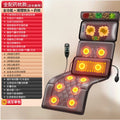 Full body massage mattress multifunctional cervical massager kneading lumbar massage pad electric massage chair stretching hot compress