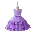 New arrival cross-border kids performance dress lace princess skirt festival tutu skirt gauze skirt first birthday dress performance costume