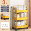 Multi-tier rolling cart organizer - kitchen, bathroom, and baby essentials storage rack - freestanding, fits narrow spaces and corners