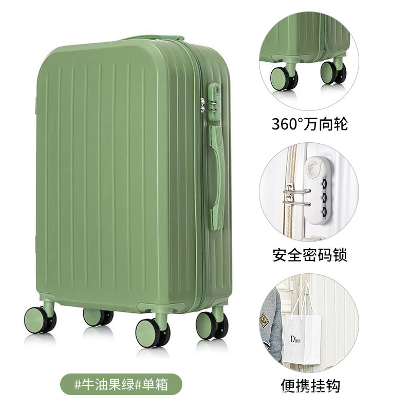 New multi-function USB interface suitcase, men's and women's high-value suitcase, universal wheel trolley case 26 password case