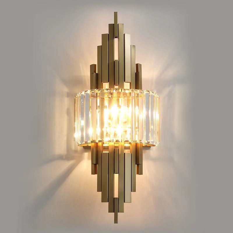 New arrivalaccessible luxury crystal wall lamp popular bedside living room background wall corridor aisle casualclassy wall lamp