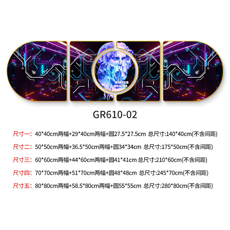 KTV box background wall creative painting bar clear bar atmosphere layout decorative painting nightclub image wall mural