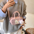 New arrivalcuteeasiest for match crossbody bag2025korean stylecasualeasiest for match shoulder baghigh-looking cartoon exquisite satchel bag