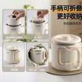 portable foldable kettle travel stainless steel student electric kettle water cup small dormitory gift