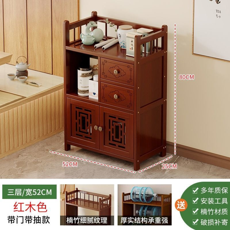 New chinoiserie bogu rack small tea cabinet tea set storage rack tea display rack tea rack tea room tea cabinet ornaments