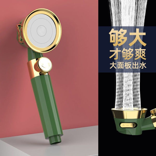 Pressurized rain shower shower head set Single head bath Pressurized bath bathroom Faucet water heater Yuba