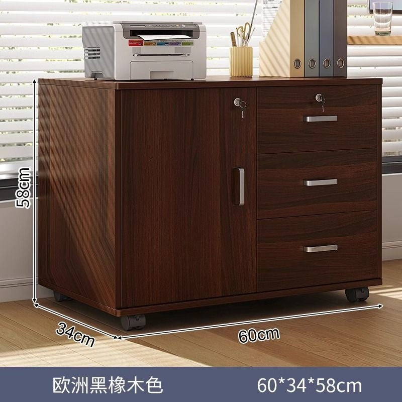 File cabinet table storage rack wooden side cabinet with lock storage cabinet storage cabinet office desk storage cabinet information cabinet