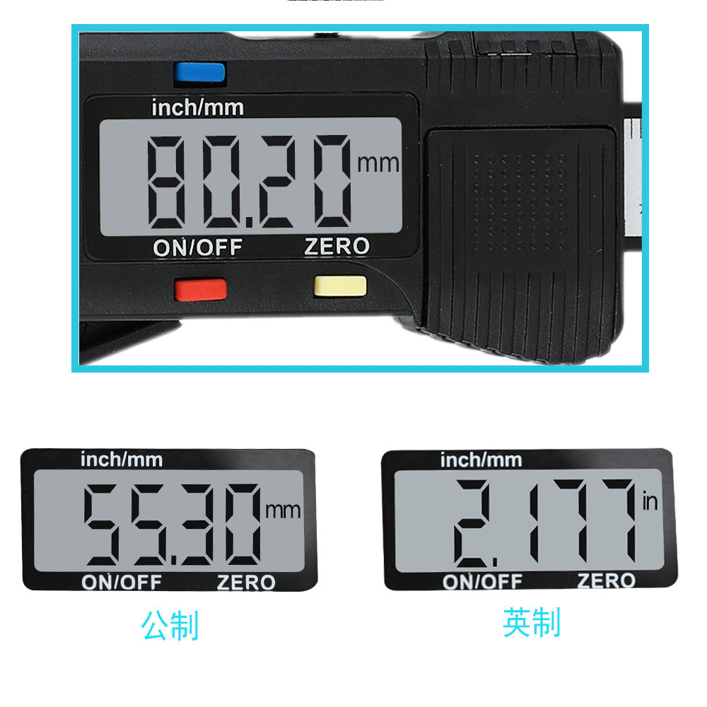 0-150Mm digital display height ruler, woodworking table saw height ruler, electronic digital display vernier height ruler, scribing gauge