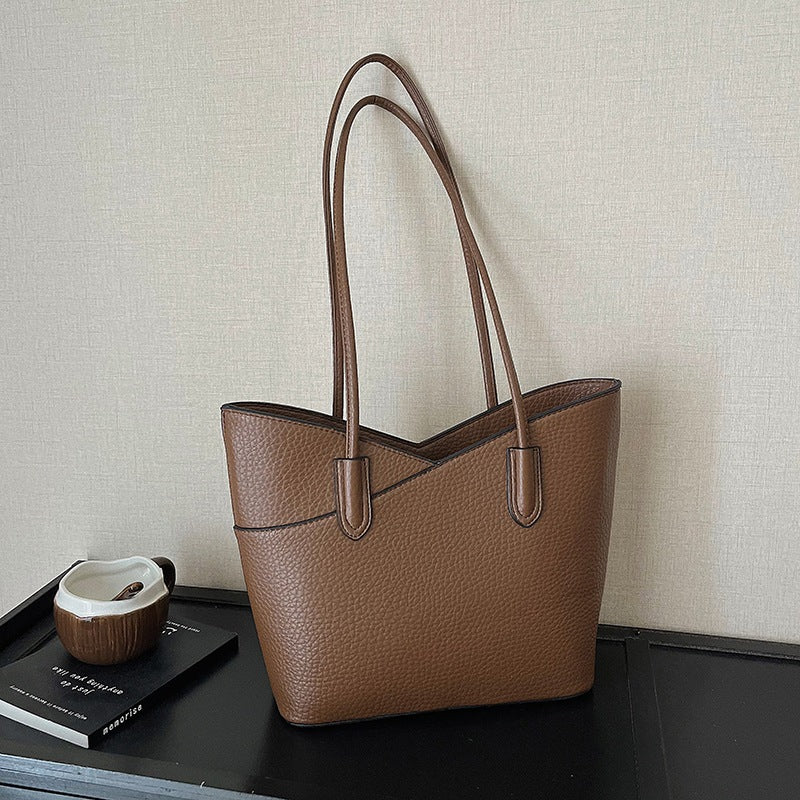 2026 new large capacity women's bag - trendy and versatile tote bag, high-end style for work and commuting, shoulder bag, underarm bag
