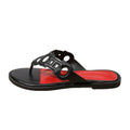 2025ch new women's low heel flat sandals & slippers - round toe, voltage laser design - cross-border e-commerce