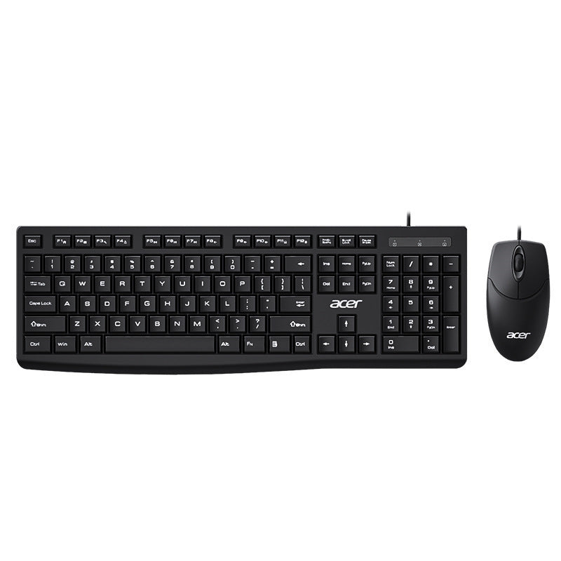A is suitable for oak040 keyboard and mouse set usb wired office multimedia suitable for computer business