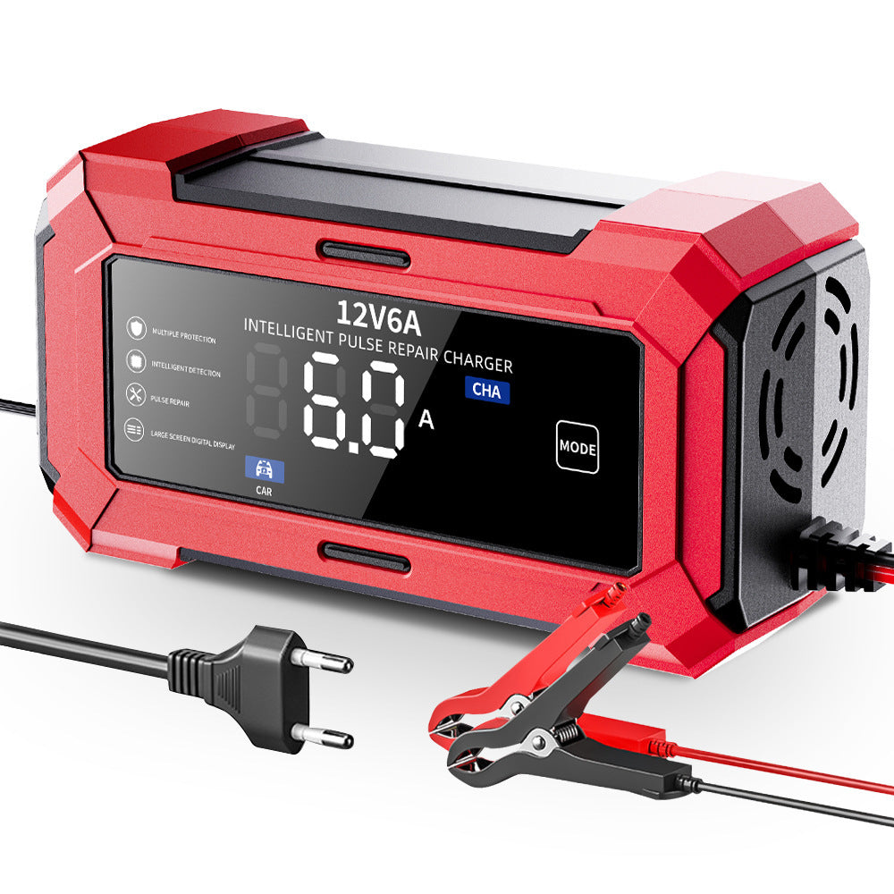 12v6a charger, car battery charger, motorcycle battery charger, battery charger
