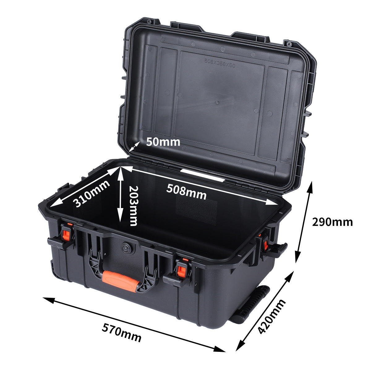 Rod protective case Instrumentation safety Water proof tank High-end equipment accessories Storage box Suitcase Air box
