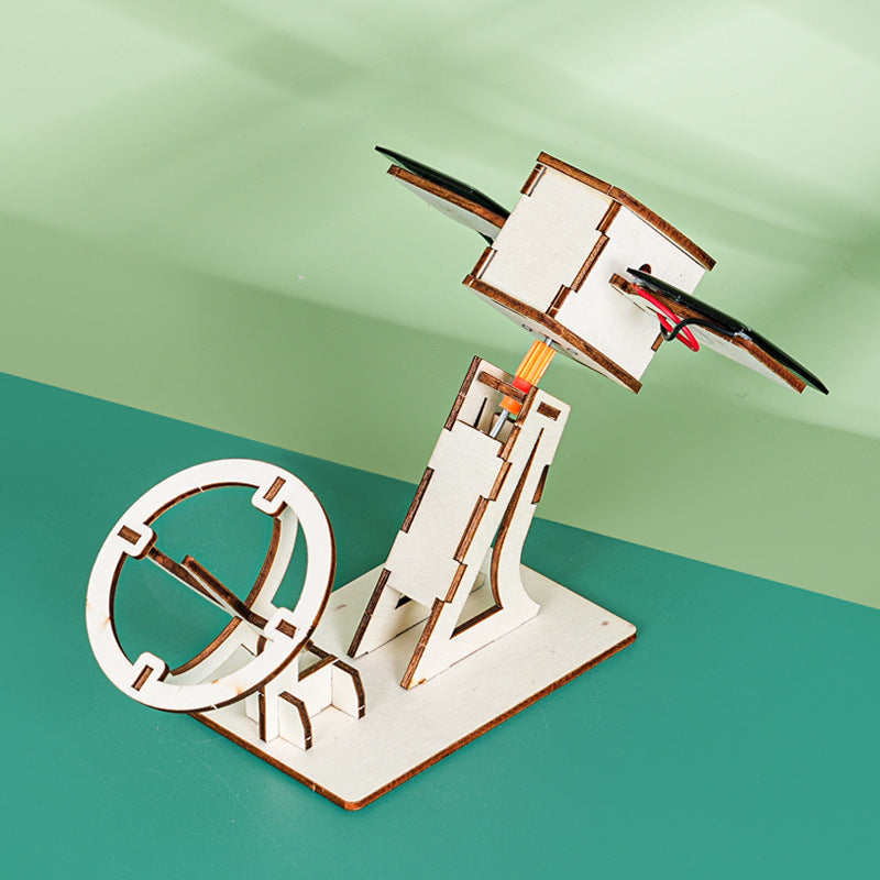 Science and Technology Small Production Solar Energy Artificial Flight Satellite Model Science Experiment Student Handmade DIY Teaching Aids SETAM