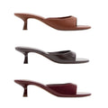 Women's foreign trade sandals - summer  collection: low-cut mules, stiletto heels, open-toe slides for women's outdoor wear