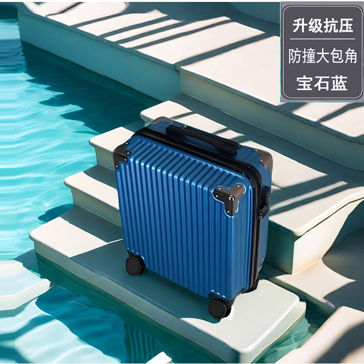 New 18-inch universal wheel trolley case 20-inch boarding case password bag suitcase candy-colored suitcase