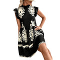 code new arrival  women's original fashionruffleslooseprinting cake skirt