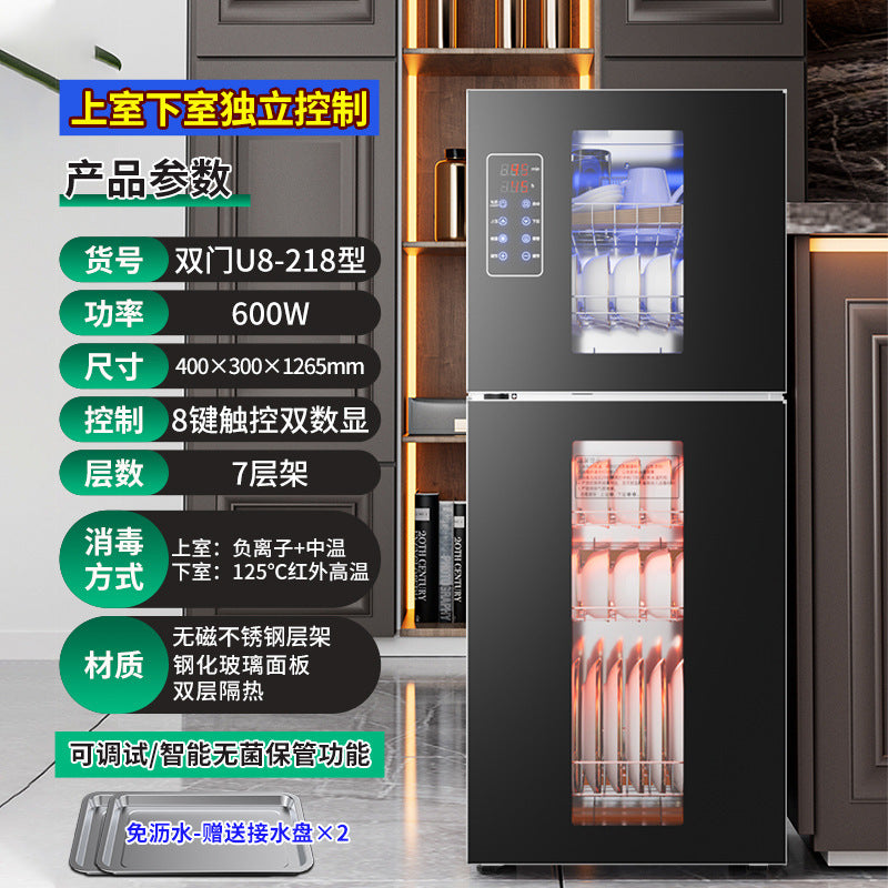 Wholesale stainless steel disinfection cabinet - commercial/industrial grade, small kitchen countertop/free-standing, household dish and utensil high-temperature sterilization cabinet