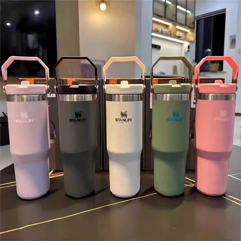 Best selling portable model stanley 2nd generation 30oz stainless steel thermal insulation and ice home car cup large capacity portable cup