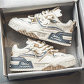 Trending men's winter shoes 2025: versatile chunky sole casual sneakers, anti-slip youth sports trendy shoes
