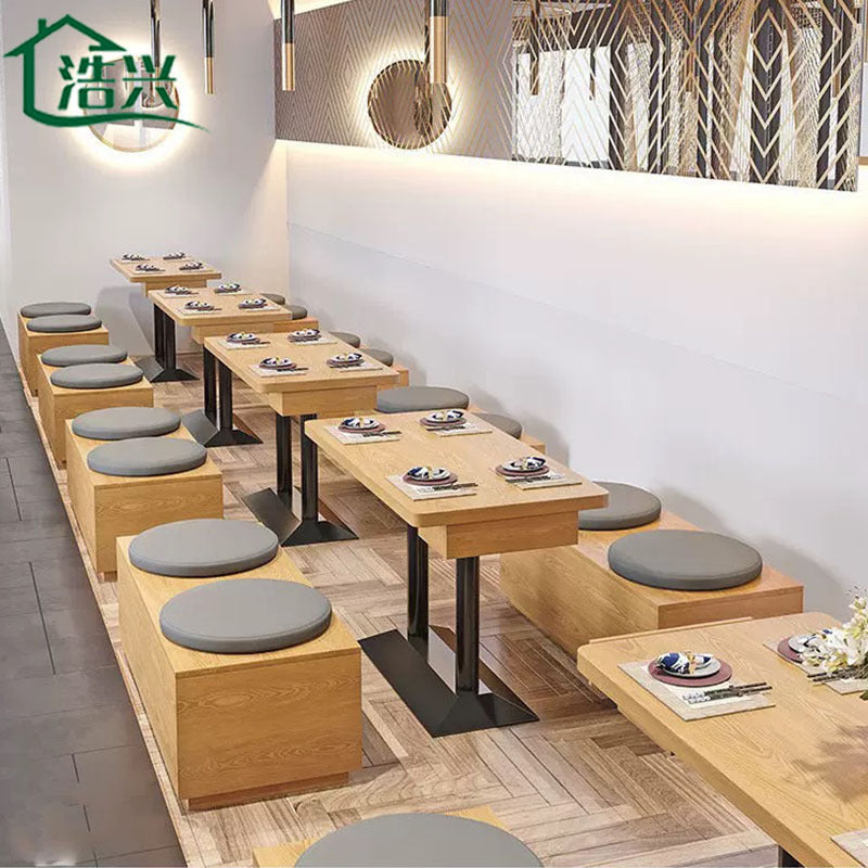 Restaurant Noodle House Barbecue Shop Wall Card Seat Fast Food Snacks Dessert Burger Milk Tea Shop Storage Card Seat Upholstered Sofa