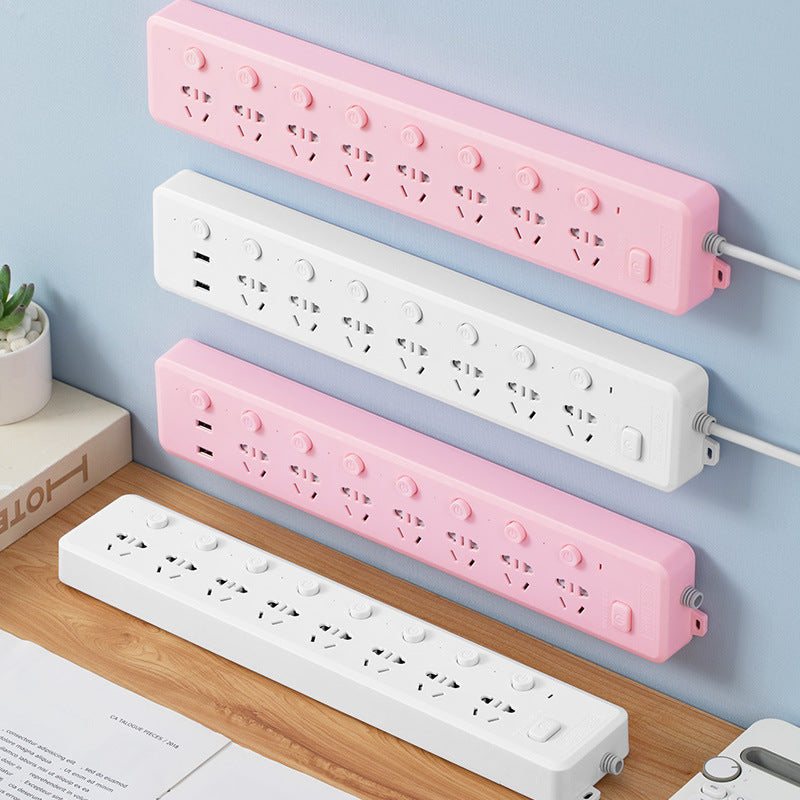 Multifunctional for home panel porous usb cable converter socket power strip drag cable strip electric plug strip