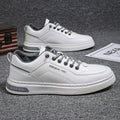 Men's sneakers, 2024 new trendy casual shoes, versatile leather shoes, men's slip-on white sneakers, wholesale and dropshipping available