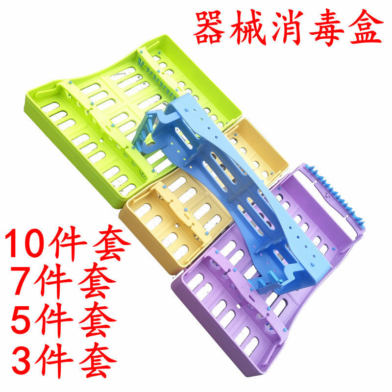 Dental plastic disinfection rack, implant tool probe, tooth quite disinfection box, cassette plastic, disinfection management of various instruments