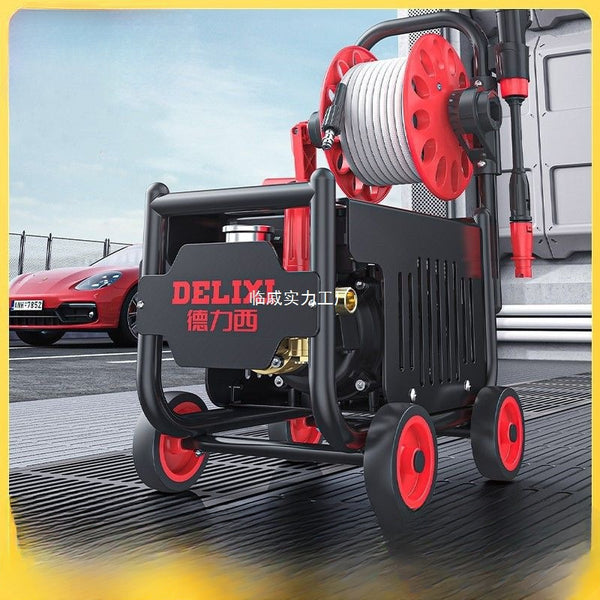Delixi high pressure car washing machine water pump household 220V high power car brush water gun car washing grab