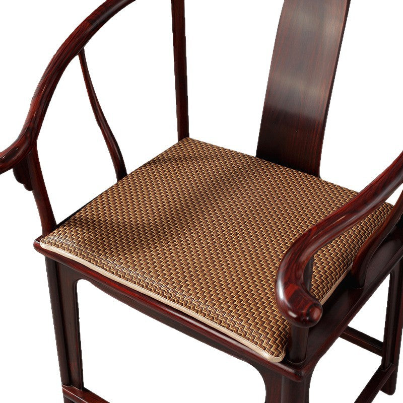 Summer cold rattan seat cushion solid wood armchair mat seat cushion Chinese mahogany sofa cushion chair cushion wholesale