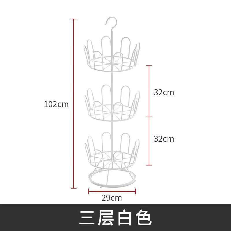 Shoe drying shoe rack rotating balcony bold new slippers mobile floor outdoor storage rack shoe drying artifact