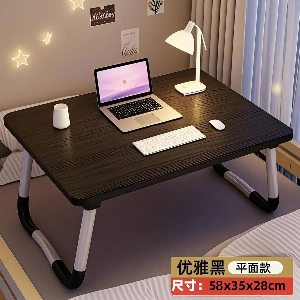 Bedside desk folding small table student dormitory writing desk dorm room essential laptop table assembly-free