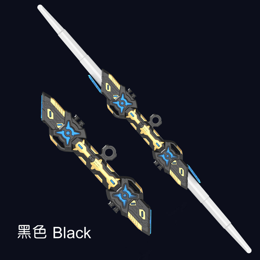 bestseller: razer lightsaber - star wars edition - kids' light-up thousand blades, finger-spinner, rotating, multi-color, gravity-sensing toy knife