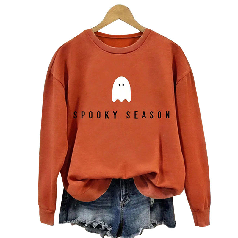 Ruiyu 2025 autumn   independent station  sweater printed long-sleeved jumper top women's fleece shirt