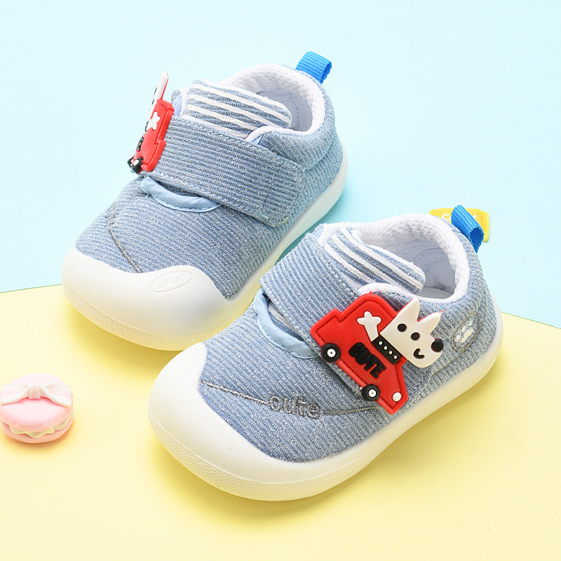 autumn collection: new fall toddler shoes for baby girls (0-1-3 years) - soft cloth spring/autumn first walker shoes for baby boys