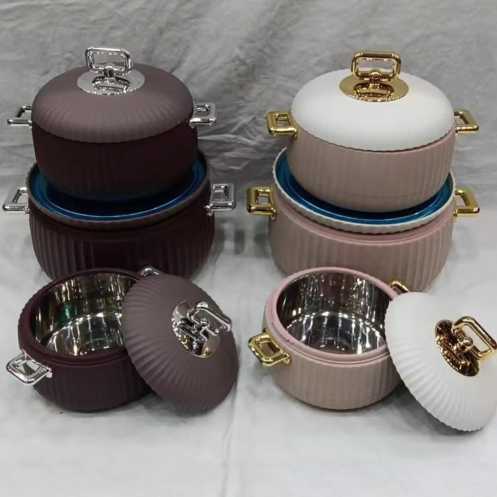 1l-2l-3.5lexport hot-selling factory price new arrival insulated lunch box 3pcs food warmer insulated tableware