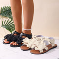 summer new arrival: women's plus-size flat slippers for cross-border e-commerce. wholesale available. dropshipping to  and . (price difference: $0.67)