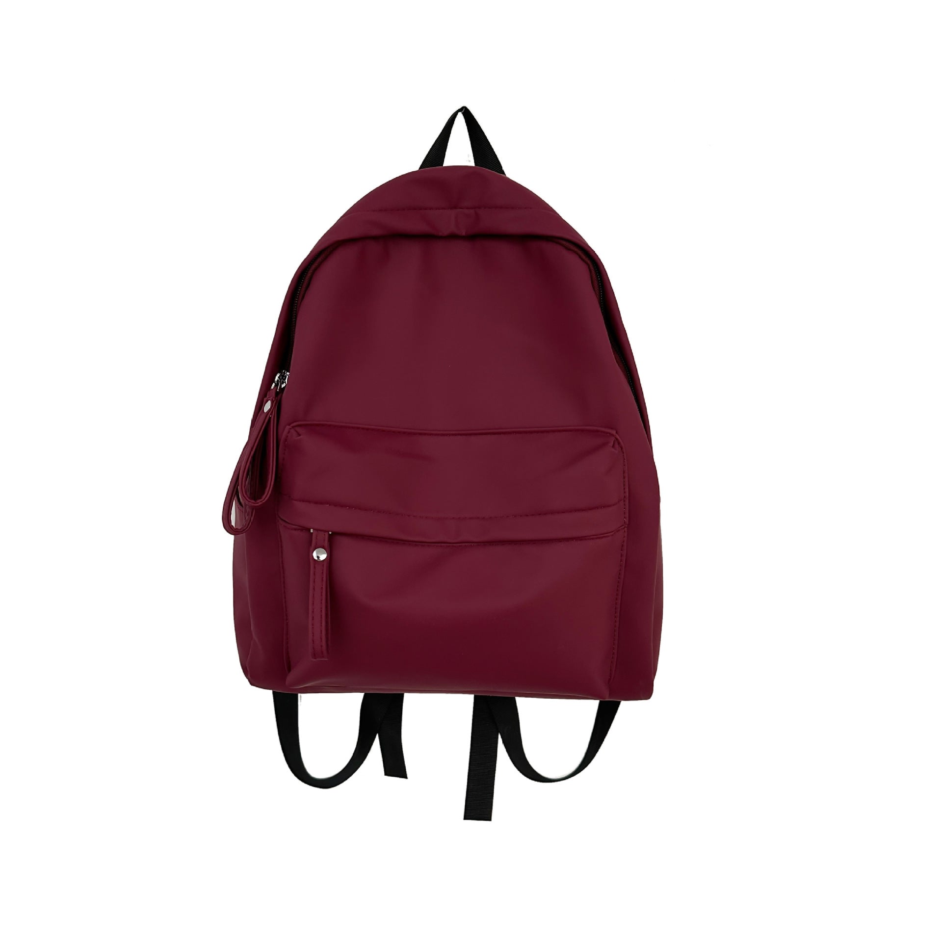 Backpack Women's Large Capacity 2025 New Middle and High School Student Backpack Simple Solid Color Travel Bag Versatile College Style