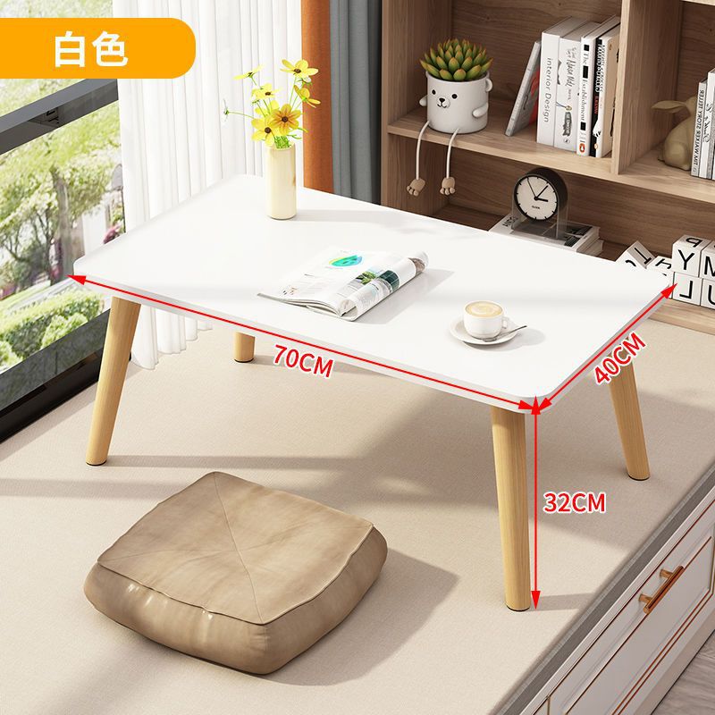 Bay window coffee table small apartment side table tatami small carpet table for home rental room balcony bed
