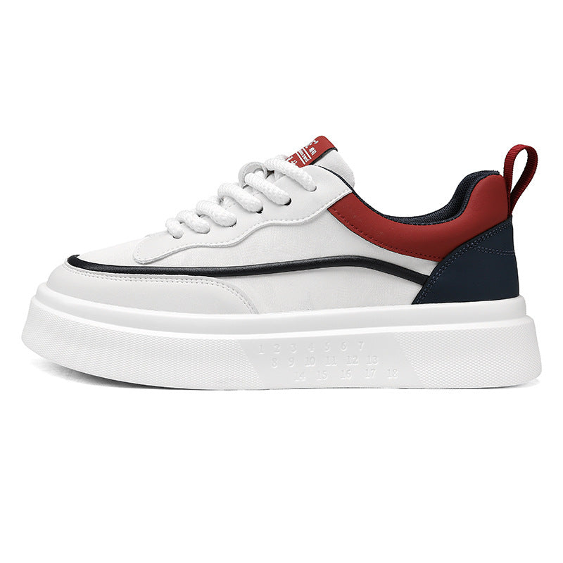 Men's shoes 2025 new autumn breathable versatile casual shoes lightweight soft sole sneakers wear-resistant athletic white shoes for men