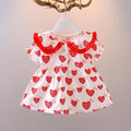 Baby girl princess dress, 1-year-old infant clothes, super cute and adorable girls' summer outfit, stylish summer dress