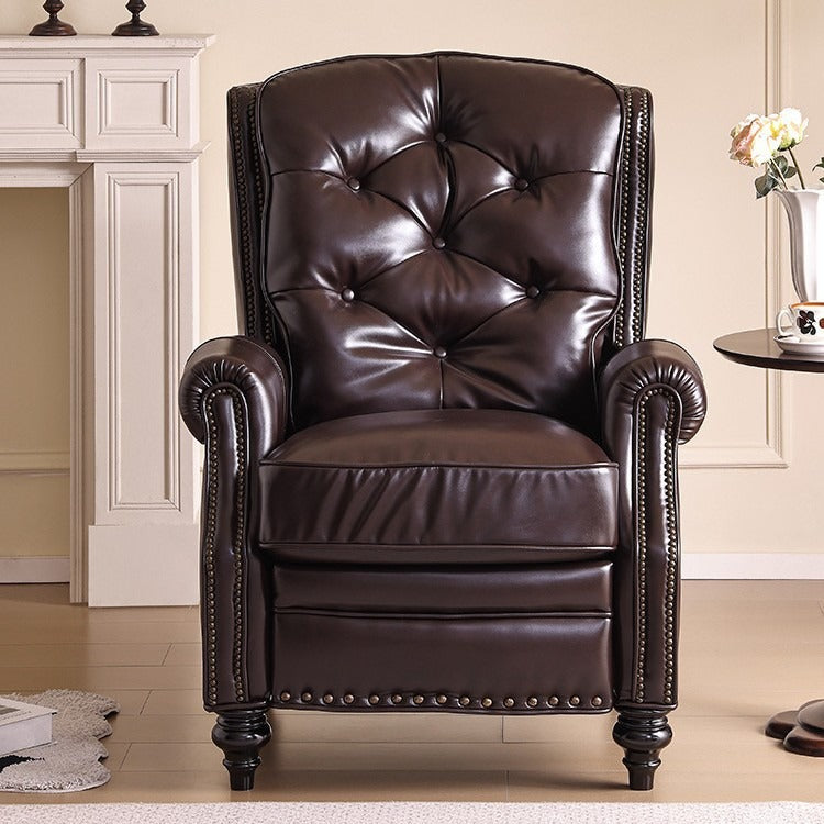 American leather tiger chair small apartment living room single sofa scandinavian pastoral high back casual chair sofa chair