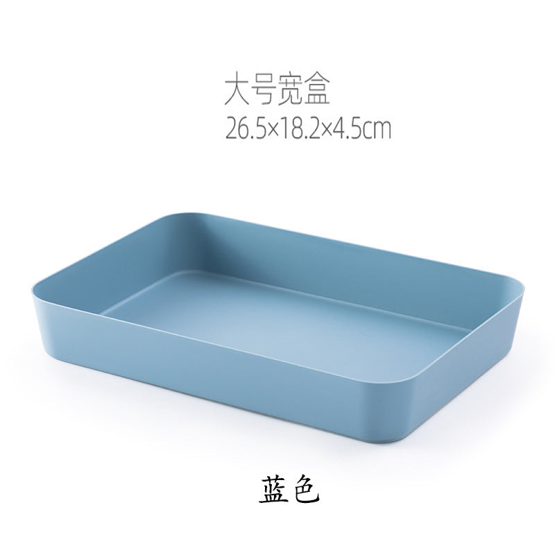 Simple grid storage box, drawer type, cosmetic storage box, desktop stationery, sundries storage artifact, finishing box