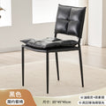 Designer vanity chair - nordic minimalist modern high-end home dining room casual backrest chair - light luxury italian style dining chair