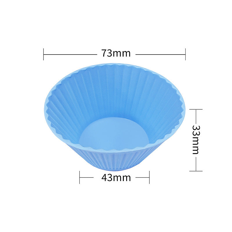 Cross-border silicone muffin cup cake mold high temperature baking tool silicone cake mold DIY silicone cake mold