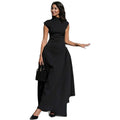 fall/winter women's fashion: european & american style, new cross-border collection, elegant & chic sleeveless a-line maxi dress