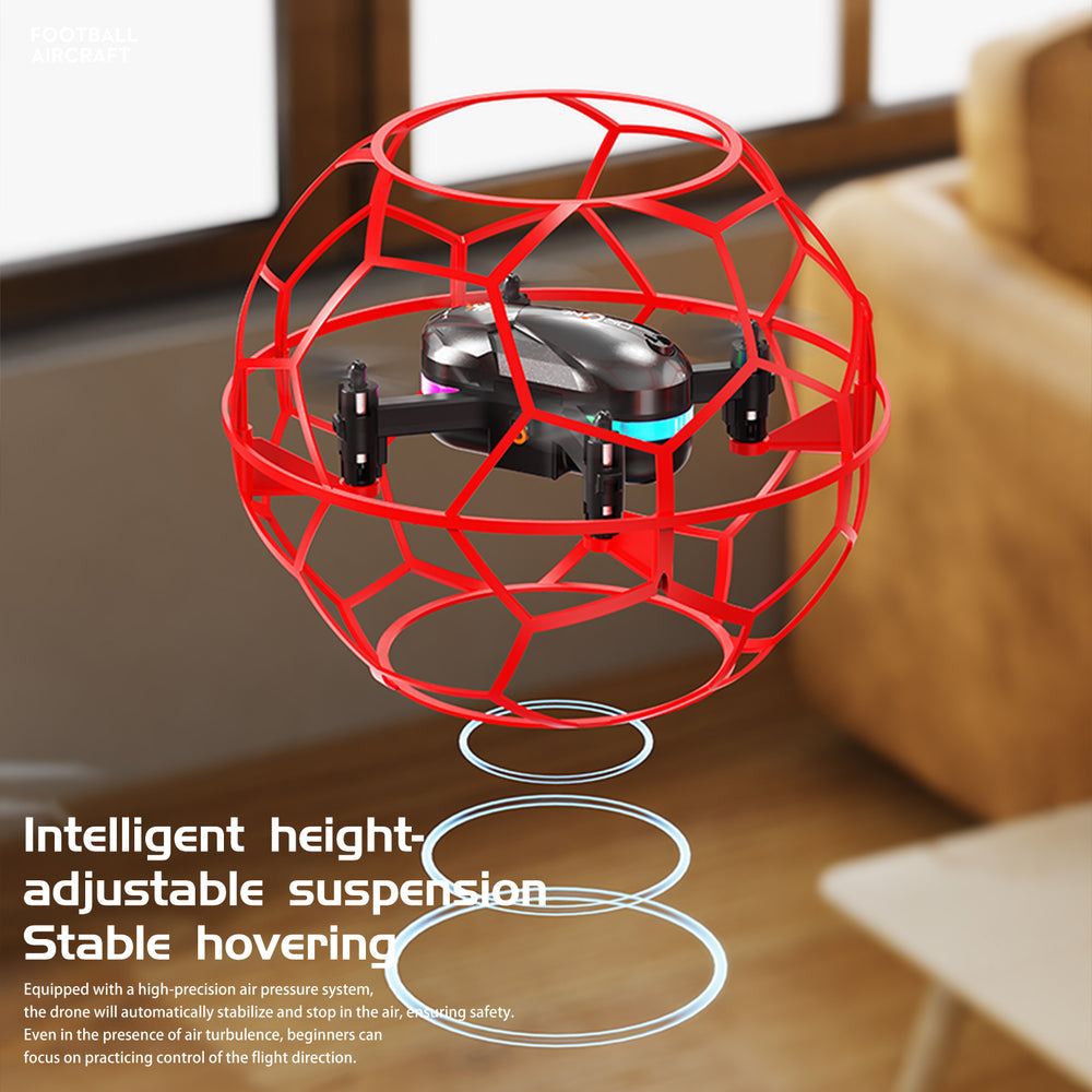 Yl16 remote control football drone with night navigation lights - anti-collision, drop-resistant, kids' light-up model aircraft toy