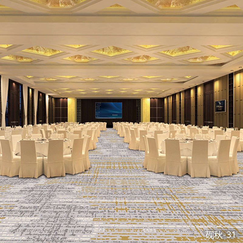 Professionally customized star-rated hotel carpet, banquet hall large area full coverage, reception conference hall wool nylon b1 carpet
