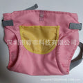 Tablecloth with pockets - pink & yellow (custom order)